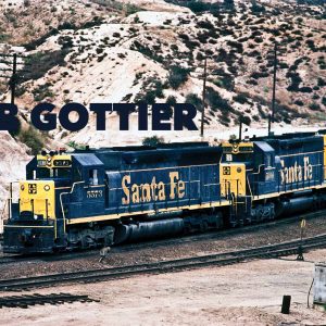 AT&SF SD45 No. 5573 at Summit in the Cajon Pass