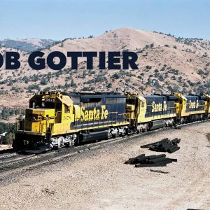 AT&SF SD45-2 No. 5678 at Walong on the Tehachapi Loop
