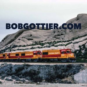 Southern Pacific Morrison-Knudsen TE70-45 No. 7030 at Mormon Rocks in the Cajon Pass