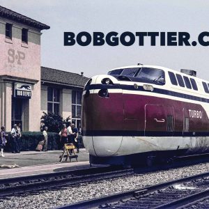 Amtrak TurboTrain No. 50 at the Pomona Southern Pacific Station
