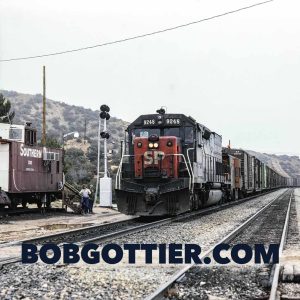 Southern Pacific SD40T-2 Tunnel Motor No. 9248 at Hiland in the Cajon Pass