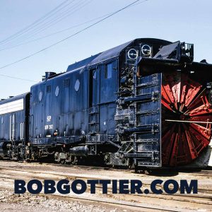 Southern Pacific Maintenance of Way No. 207 Rotary Snowplow at Roseville